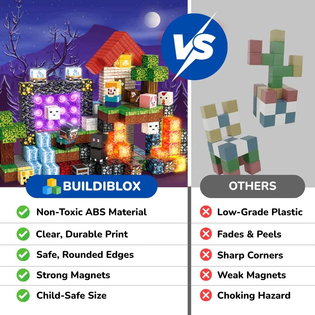 BuildiBlox™ STEM Learning Magnetic Building Blocks